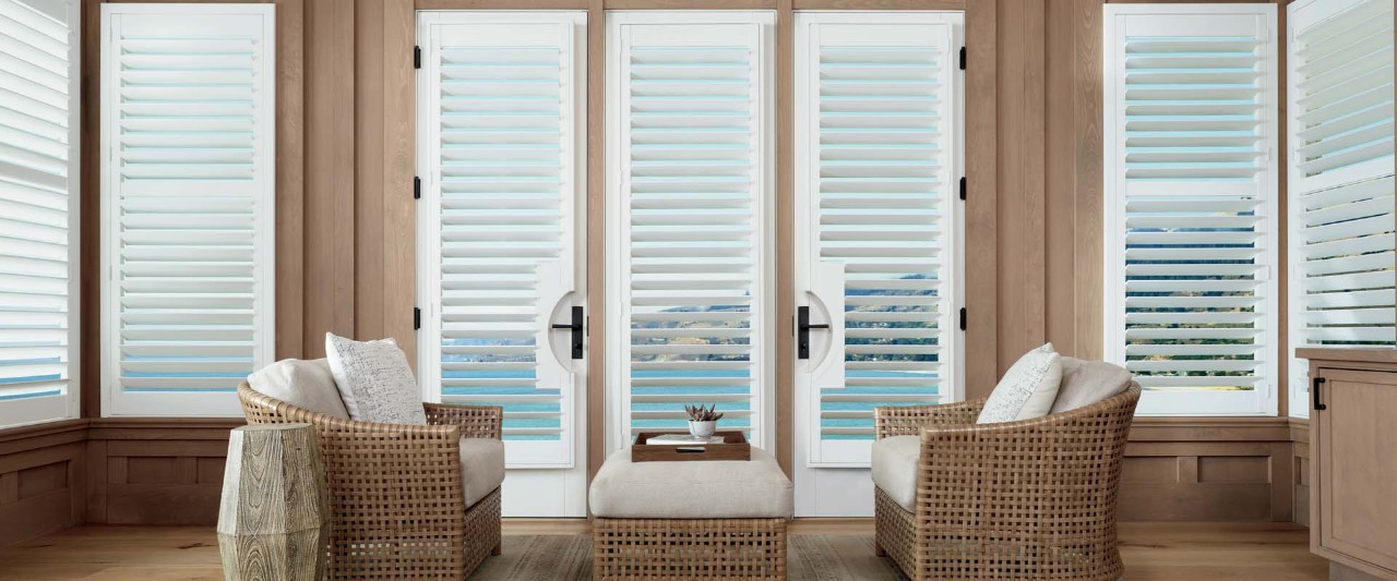 Palm Beach™ Polysatin™ Shutters in Bright White